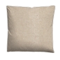 Preview: Biberna Melange- Flanell Bettwäsche 'Uni' 135 x 200 cm Natur - Beige
